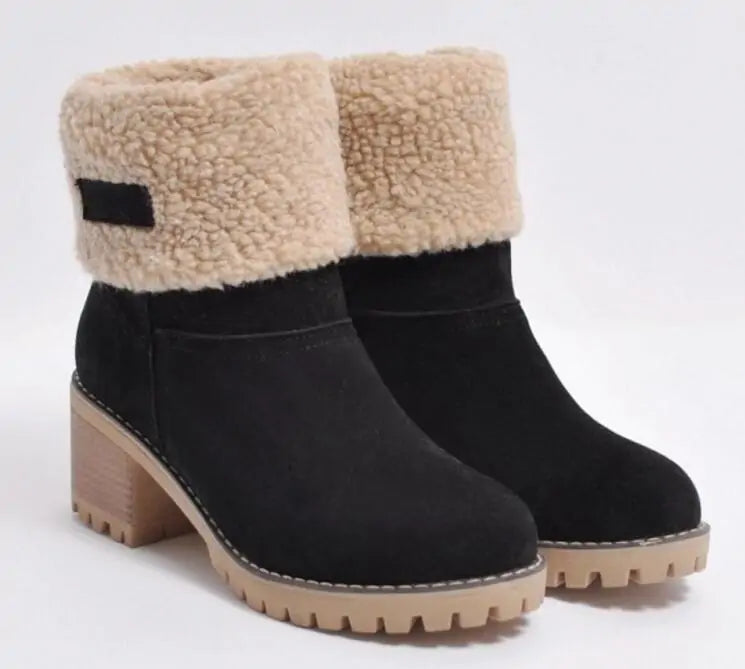 Botas de nieve de invierno para mujer