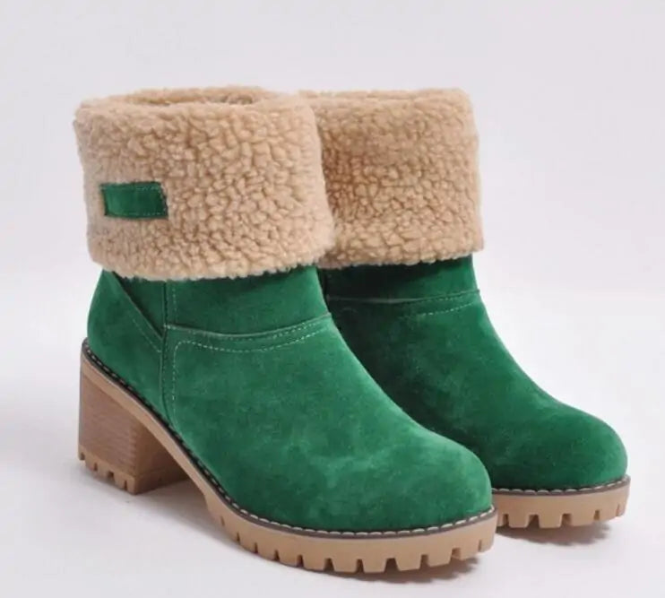 Botas de nieve de invierno para mujer