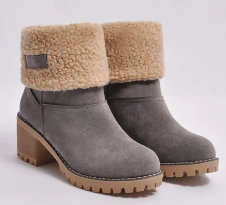 Botas de nieve de invierno para mujer