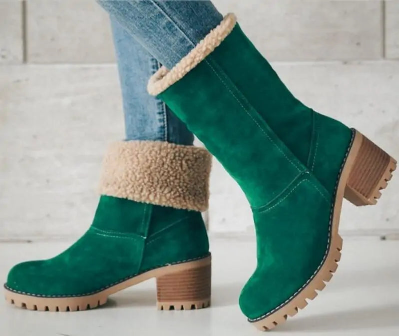 Botas de nieve de invierno para mujer