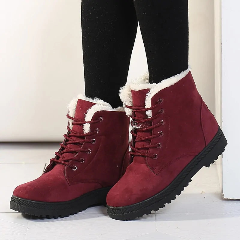 Botines de invierno para mujer Zapatos de invierno