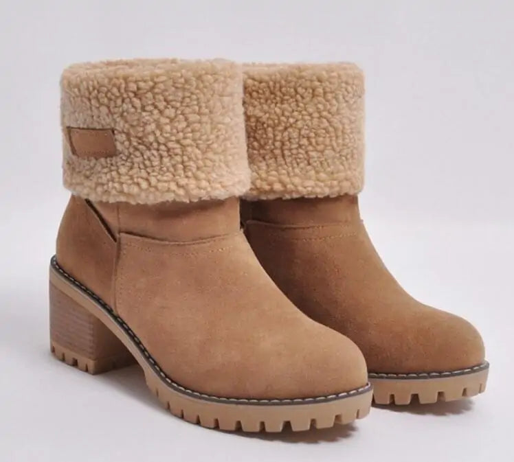 Botas de nieve de invierno para mujer