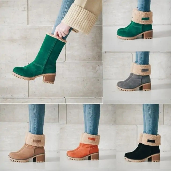 Botas de nieve de invierno para mujer