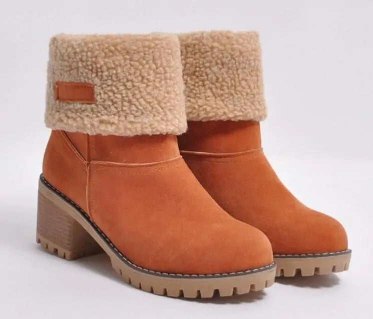 Botas de nieve de invierno para mujer