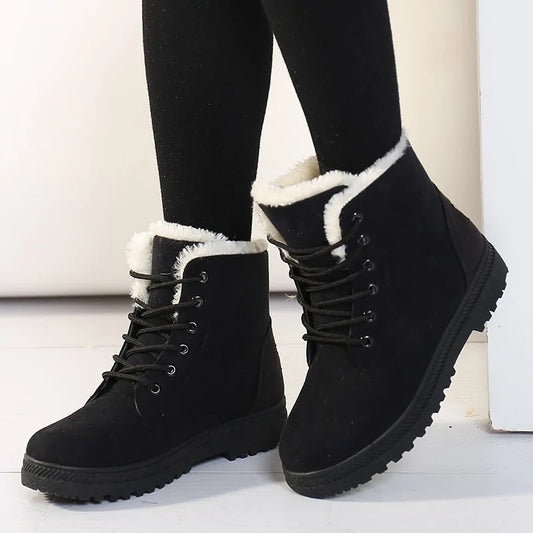 Botines de invierno para mujer Zapatos de invierno